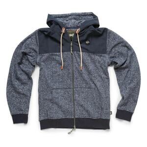 Howler Brothers Kameron Full-Zip Hoodie Fleece Jacket Men’s Size S Navy